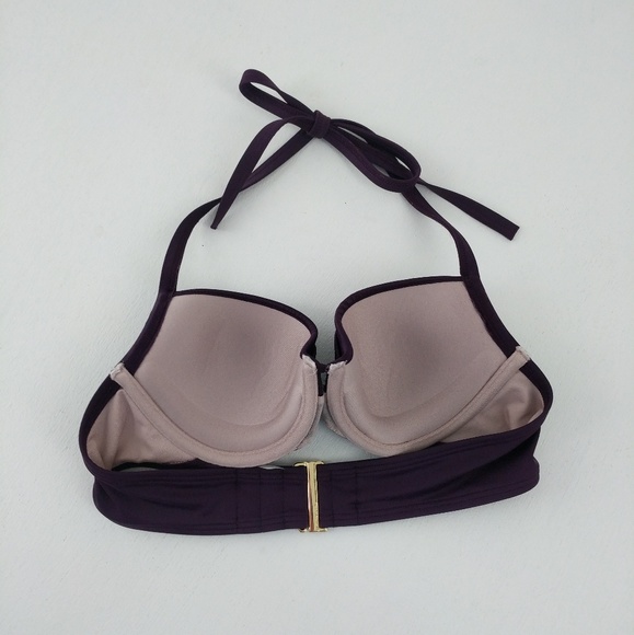 Victoria's Secret purple Bikini 👙 Top sz 32 A - Picture 6 of 8